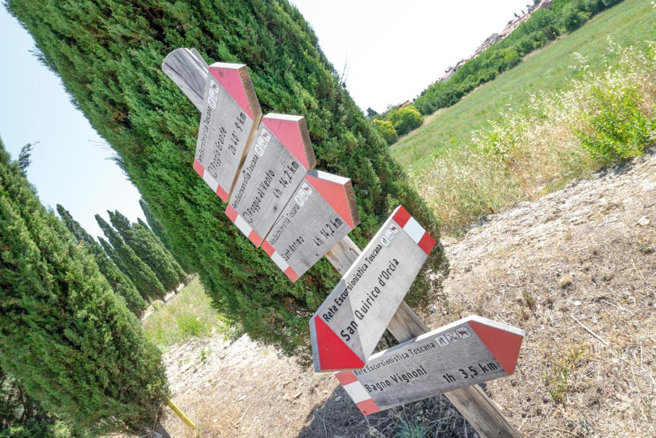 Hotel Palazzuolo San Quirico d'Orcia Bagian luar foto